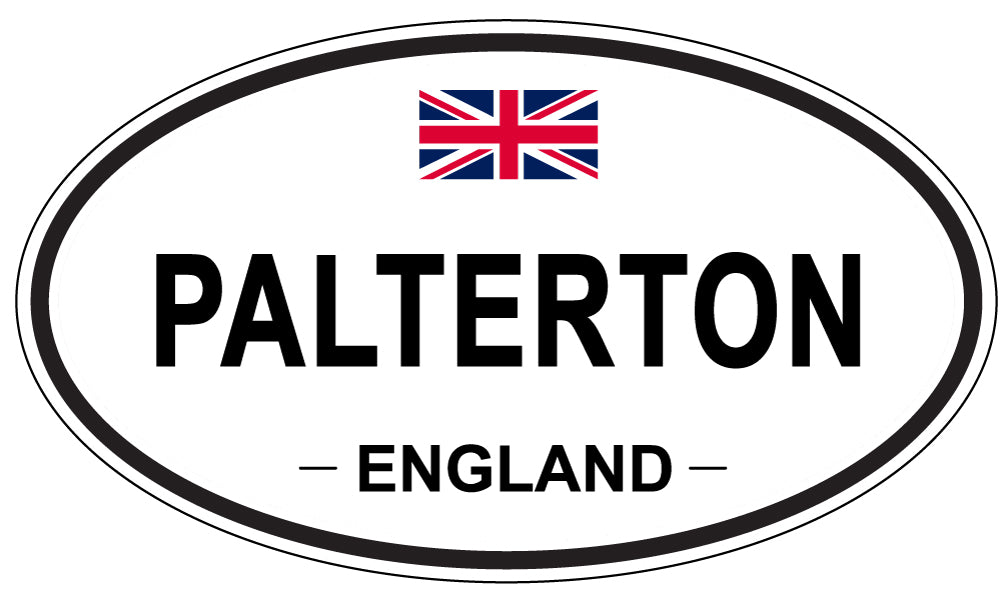 PALTERTON, ENGLAND - Oval Sticker