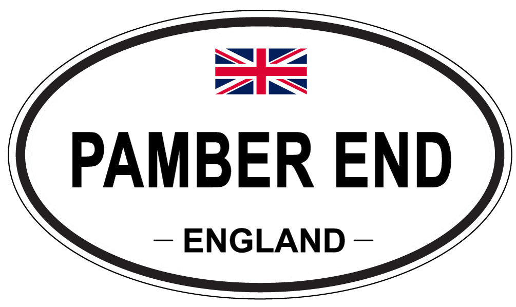 PAMBER END, England - Oval Magnet