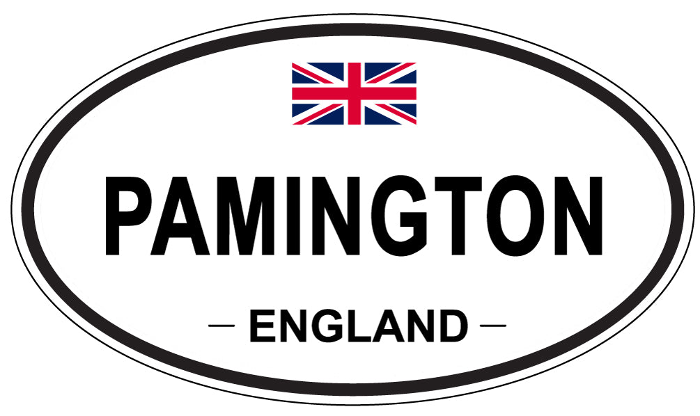 PAMINGTON, England - Oval Magnet