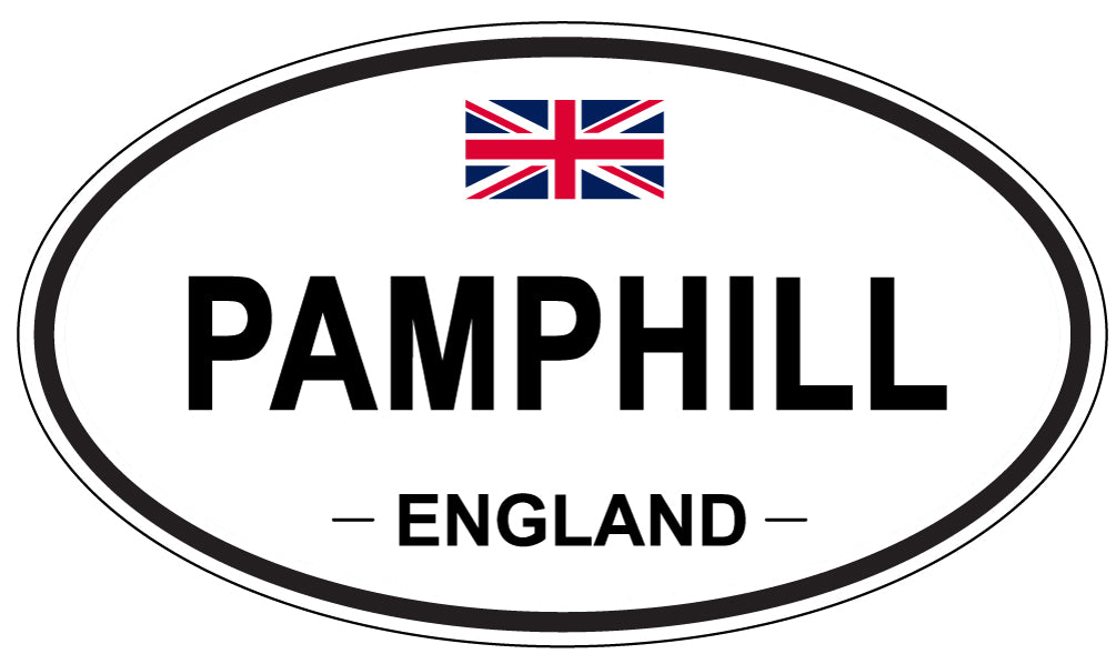 PAMPHILL, England - Oval Magnet