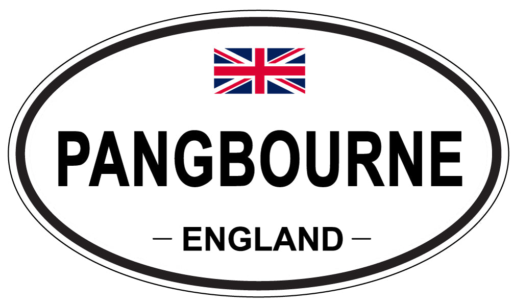 PANGBOURNE, ENGLAND - Oval Sticker