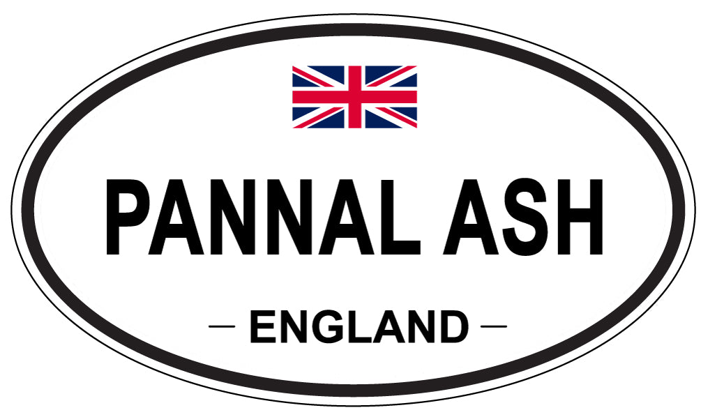 PANNAL ASH, England - Oval Magnet