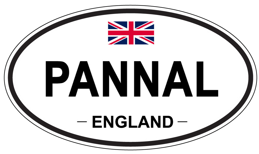 PANNAL, England - Oval Magnet