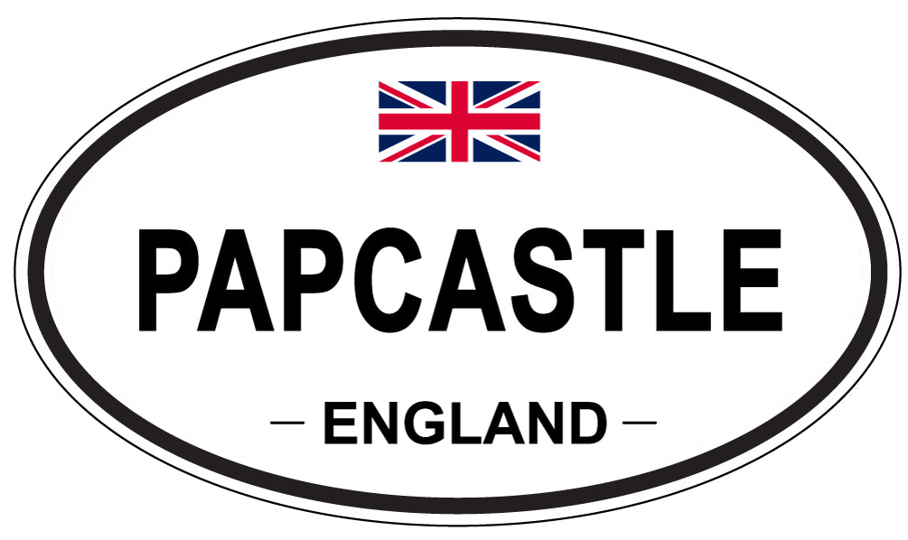 PAPCASTLE, England - Oval Magnet
