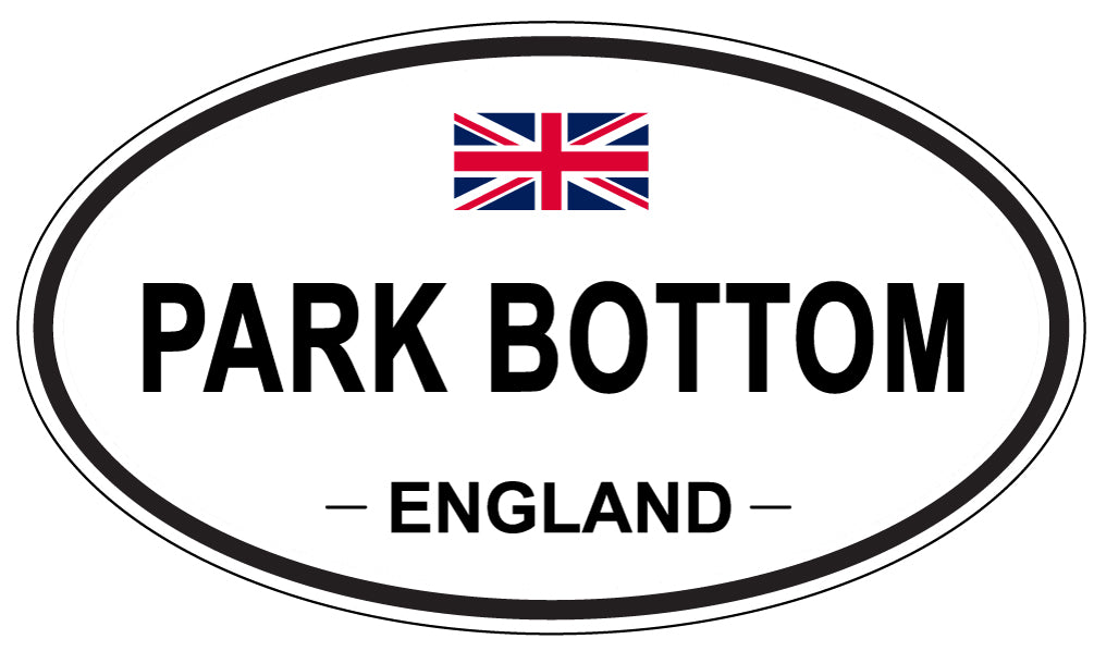 PARK BOTTOM, England - Oval Magnet