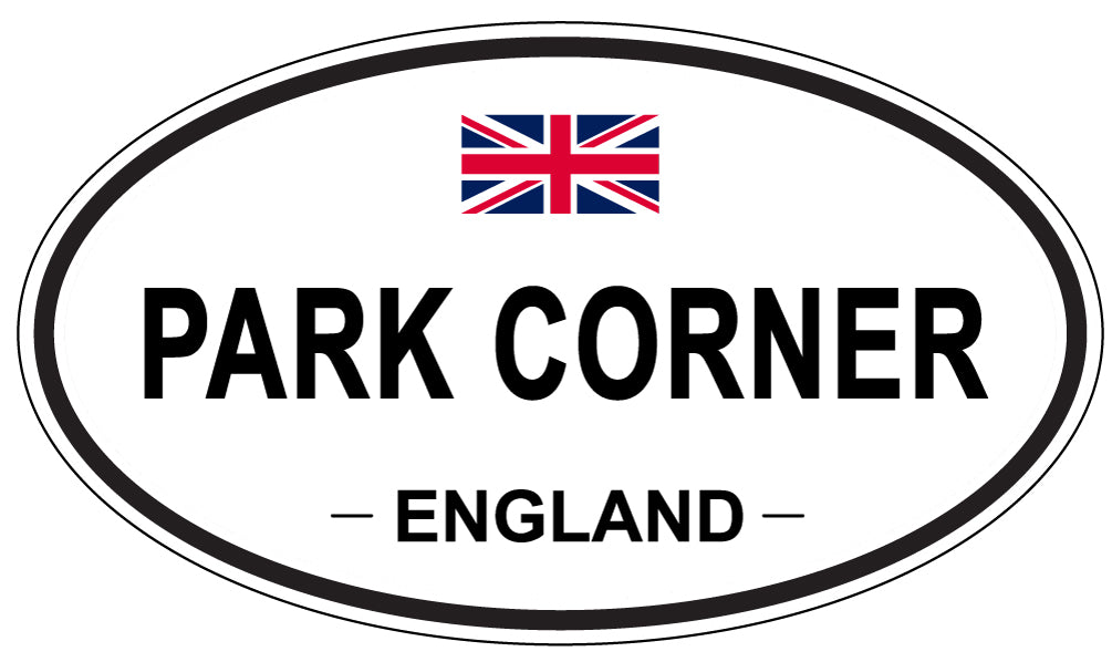 PARK CORNER, ENGLAND - Oval Sticker