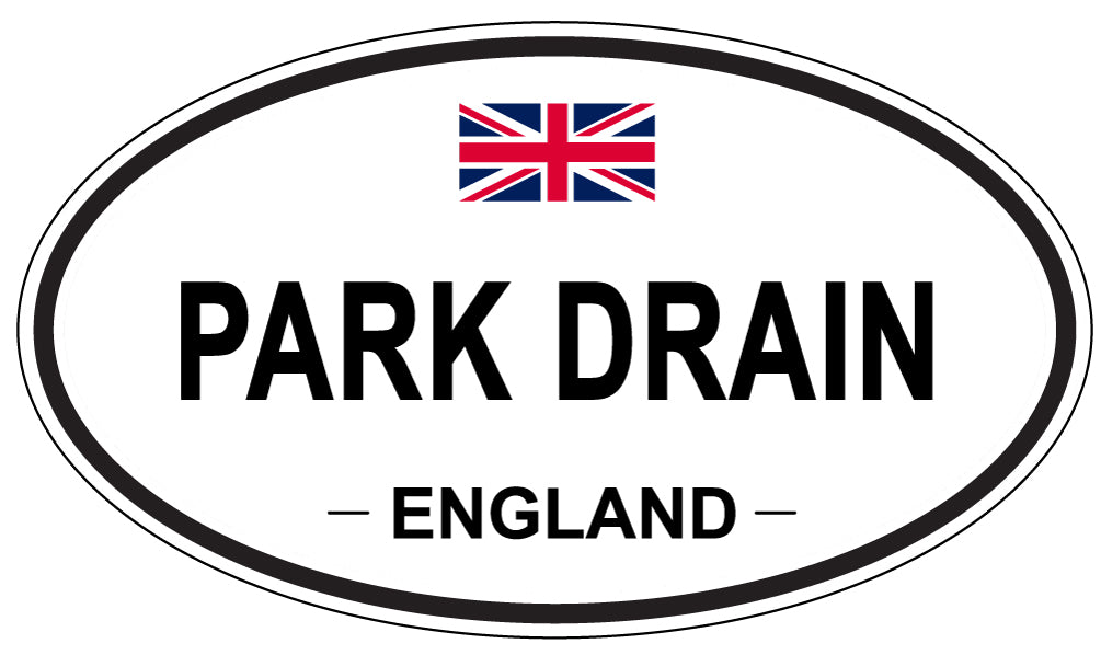 PARK DRAIN, England - Oval Magnet