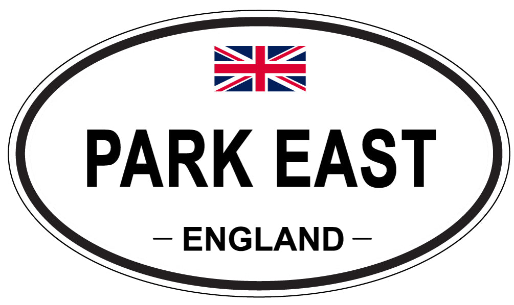 PARK EAST, England - Oval Magnet