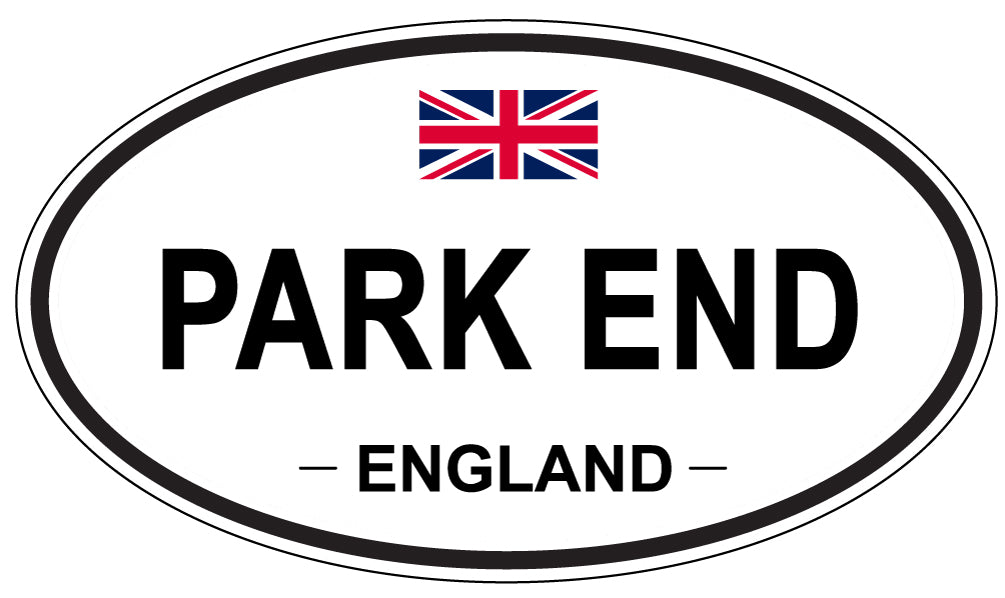 PARK END, ENGLAND - Oval Sticker