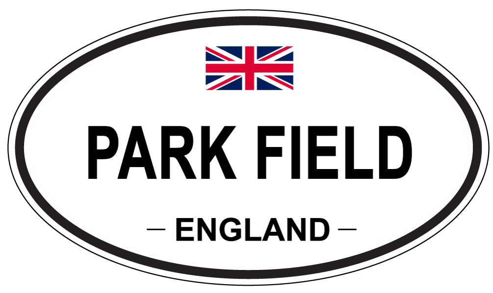 PARK FIELD, England - Oval Magnet