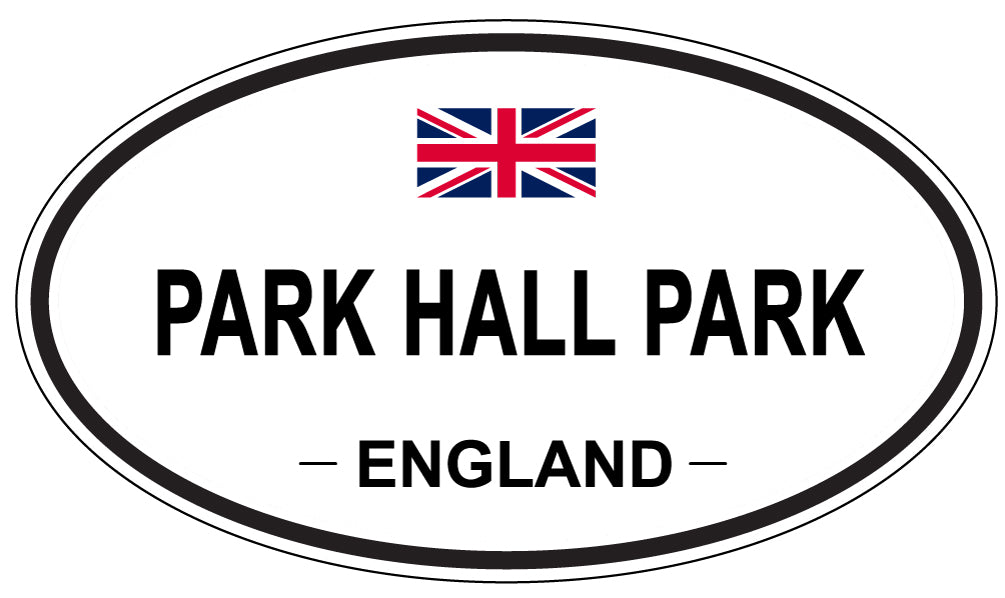 PARK HALL PARK, ENGLAND - Oval Sticker