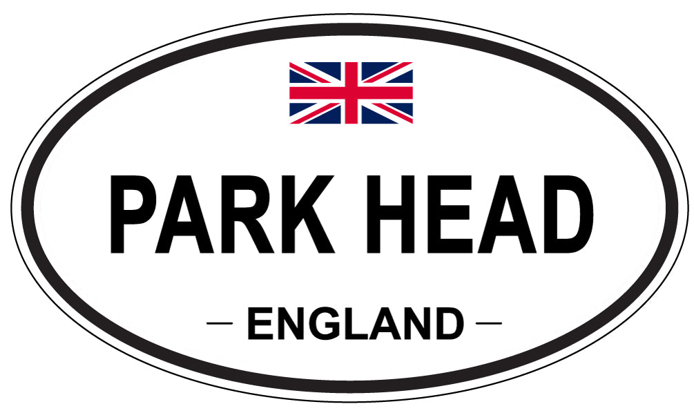 PARK HEAD, ENGLAND - Oval Sticker