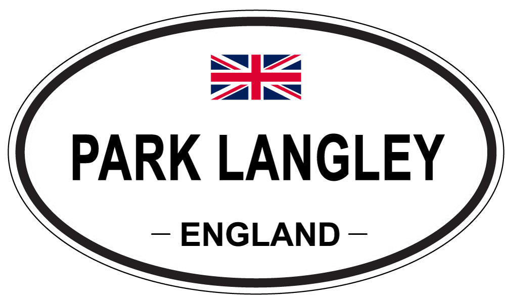 PARK LANGLEY, England - Oval Magnet
