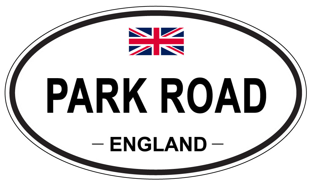 PARK ROAD, England - Oval Magnet