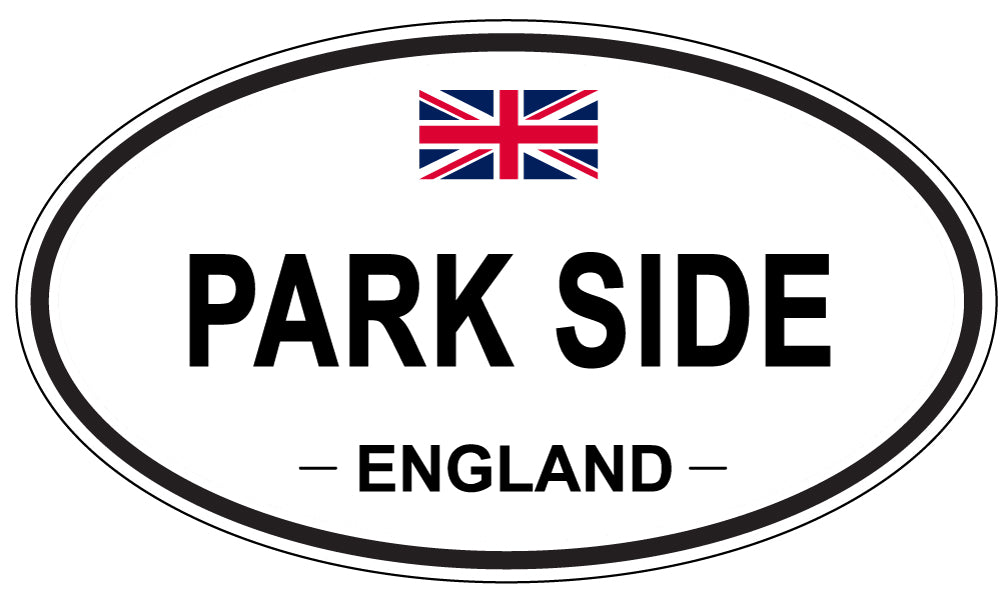 PARK SIDE, ENGLAND - Oval Sticker