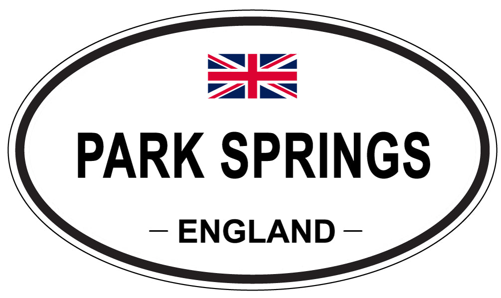 PARK SPRINGS, England - Oval Magnet