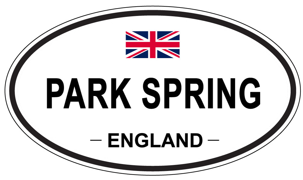 PARK SPRING, England - Oval Magnet