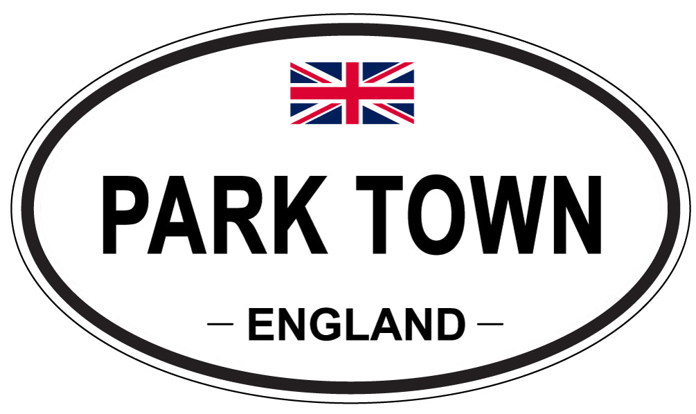 PARK TOWN, England - Oval Magnet
