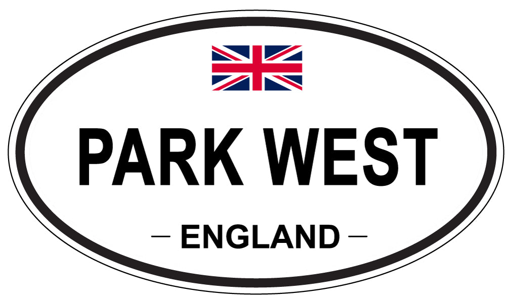 PARK WEST, England - Oval Magnet