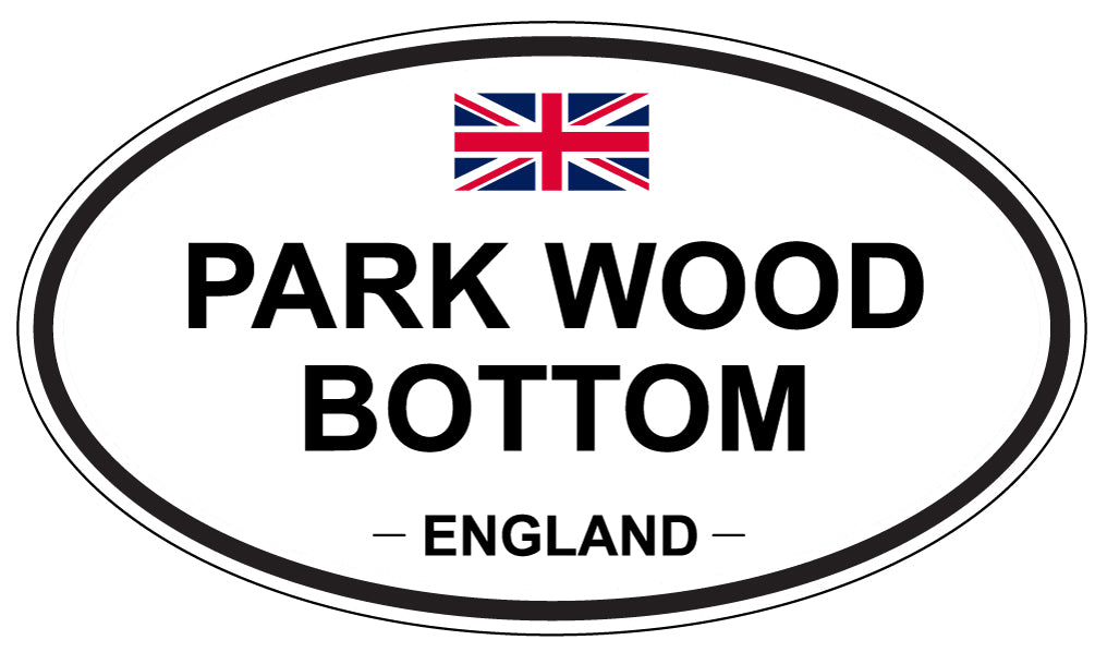 PARK WOOD BOTTOM, England - Oval Magnet
