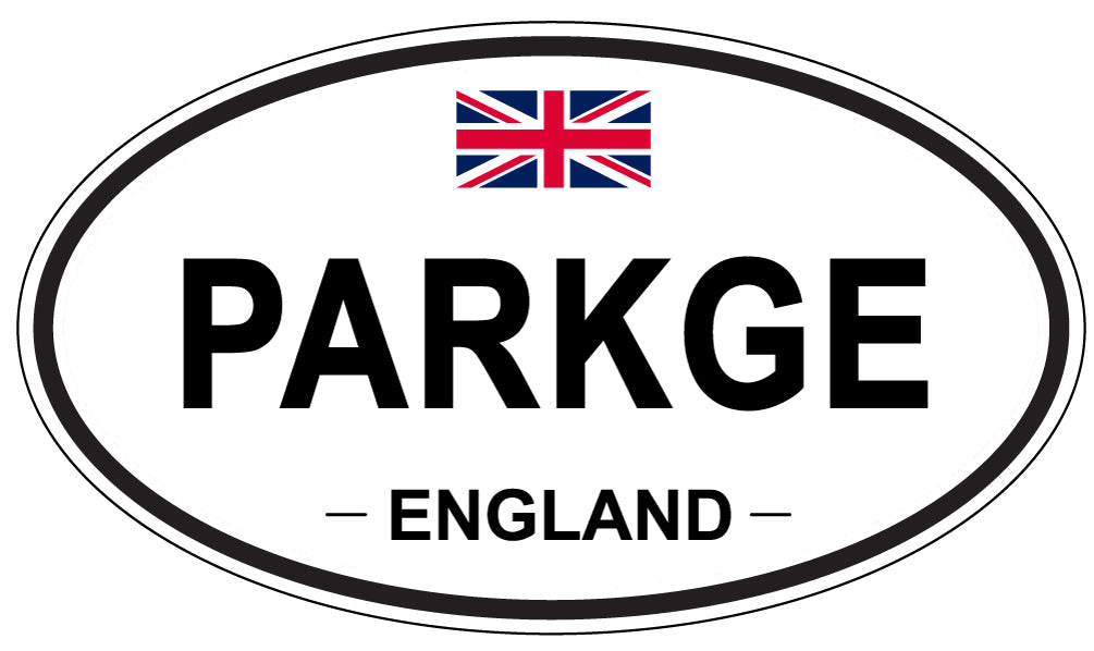 PARKGE, England - Oval Magnet