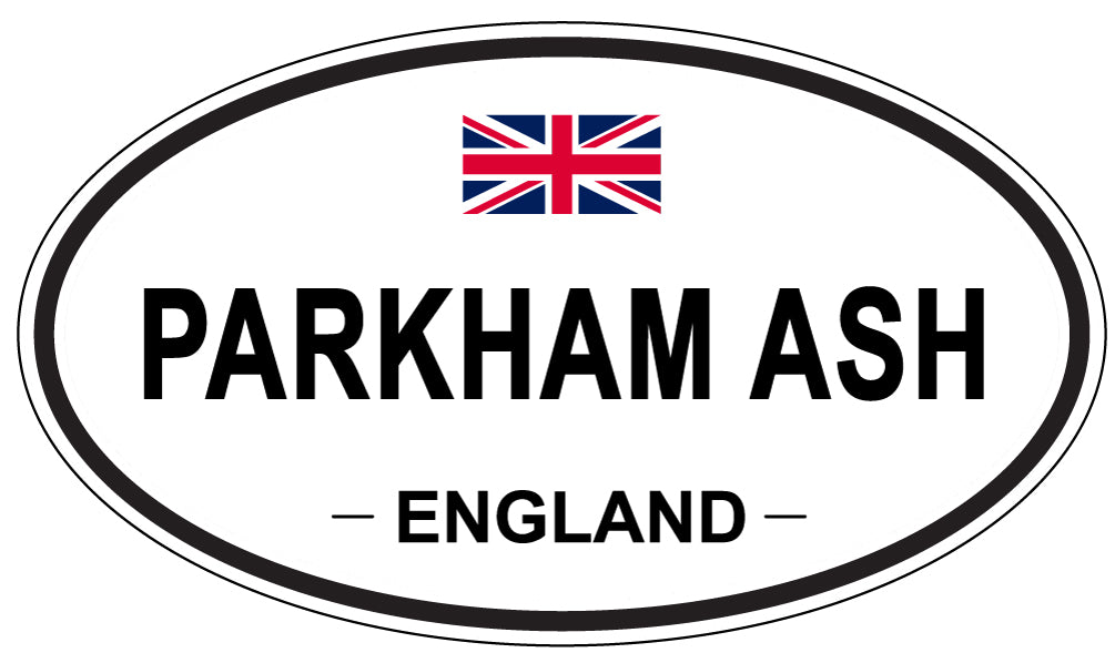 PARKHAM ASH, ENGLAND - Oval Sticker