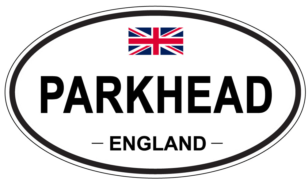 PARKHEAD, ENGLAND - Oval Sticker