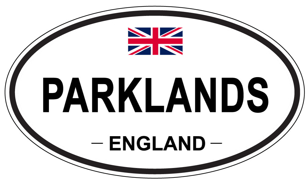 PARKLANDS, ENGLAND - Oval Sticker