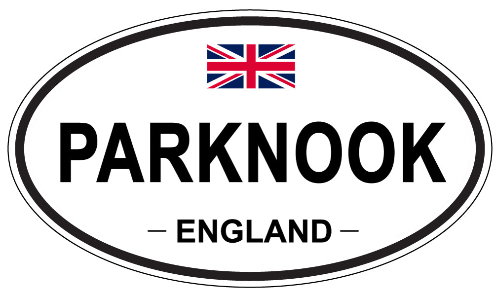 PARKNOOK, ENGLAND - Oval Sticker
