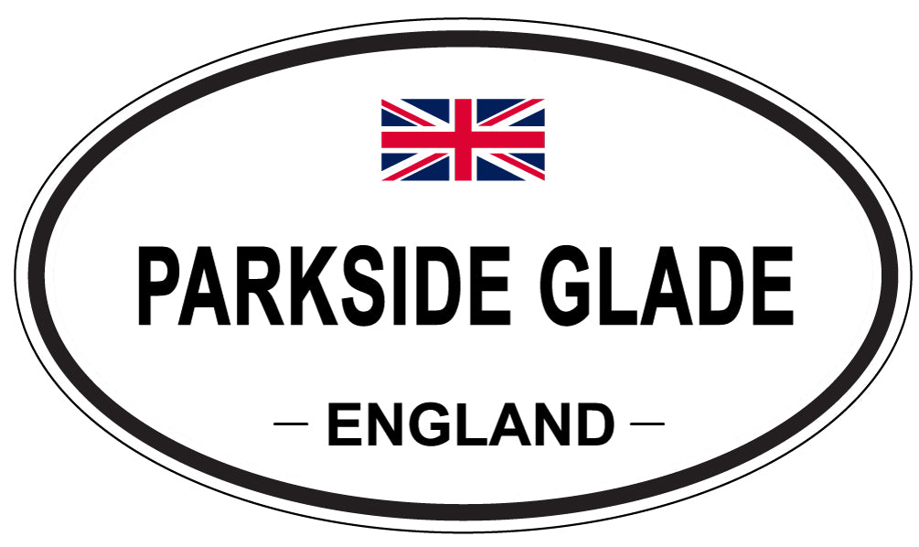 PARKSIDE GLADE, England - Oval Magnet