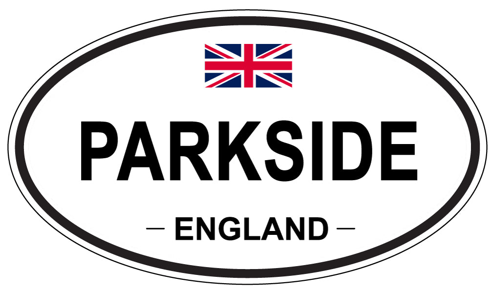 PARKSIDE, ENGLAND - Oval Sticker