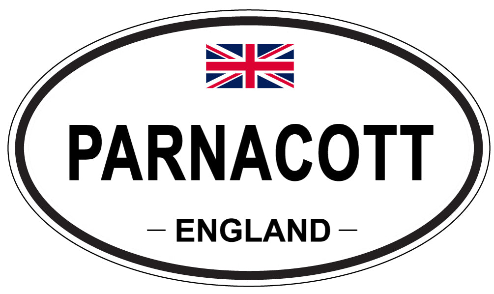 PARNACOTT, ENGLAND - Oval Sticker
