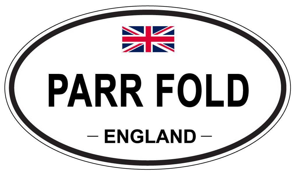 PARR FOLD, England - Oval Magnet