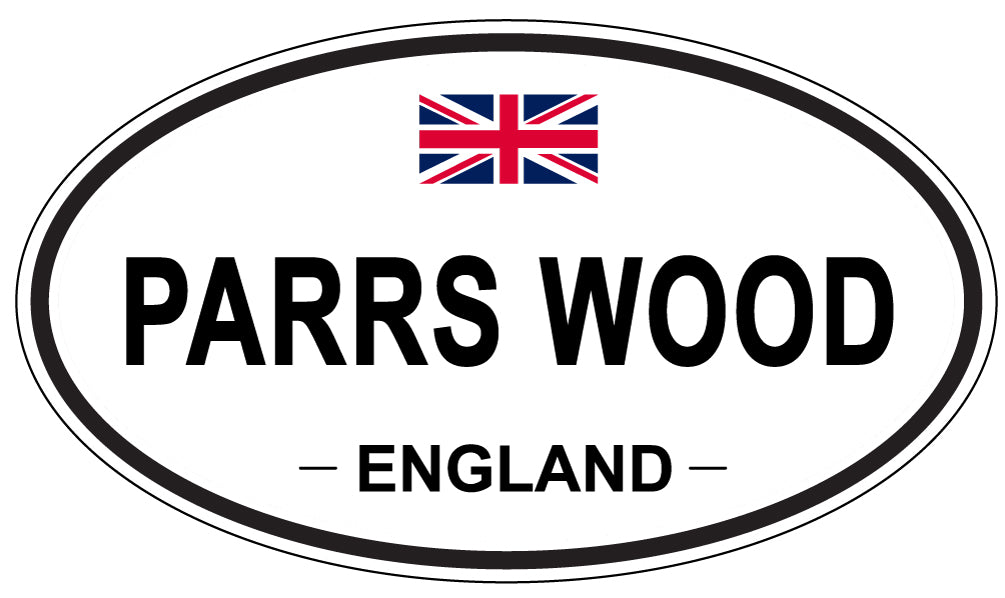 PARRS WOOD, ENGLAND - Oval Sticker