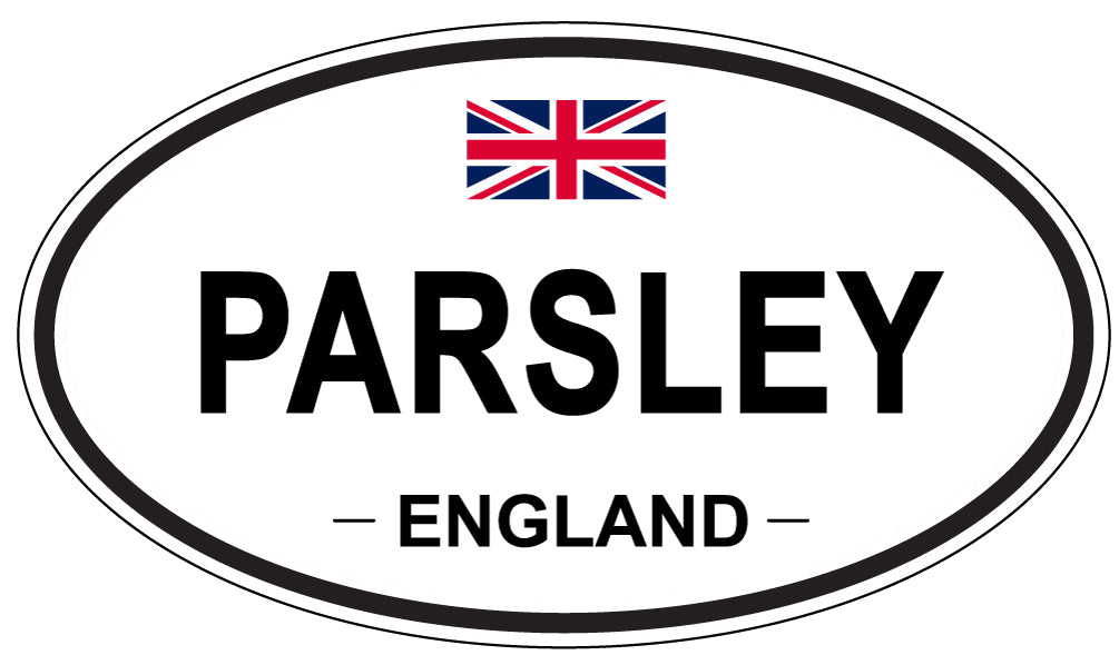 PARSLEY, England - Oval Magnet
