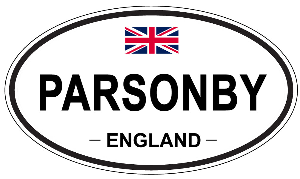 PARSONBY, England - Oval Magnet