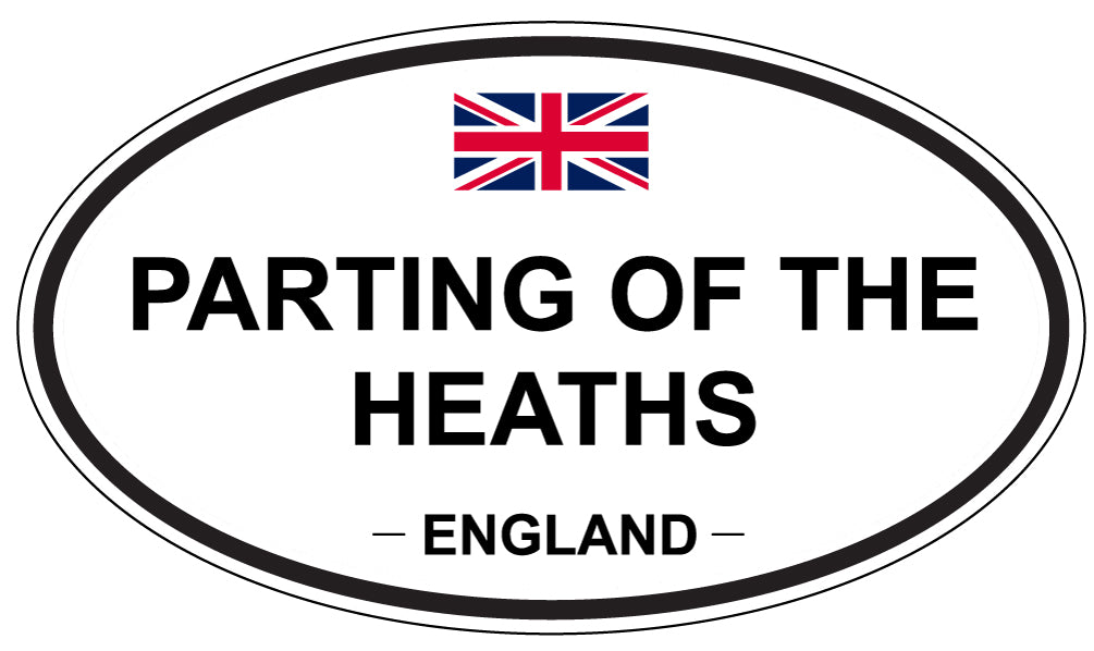 PARTING OF THE HEATHS, England - Oval Magnet