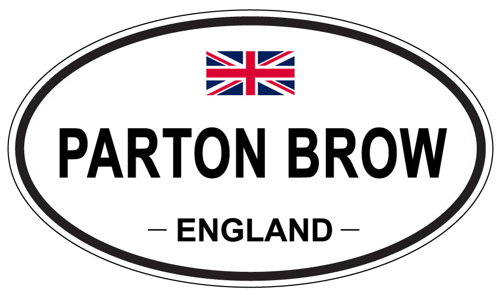 PARTON BROW, England - Oval Magnet