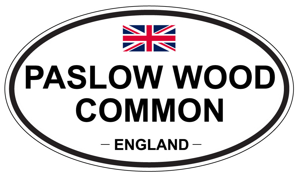 PASLOW WOOD COMMON, ENGLAND - Oval Sticker