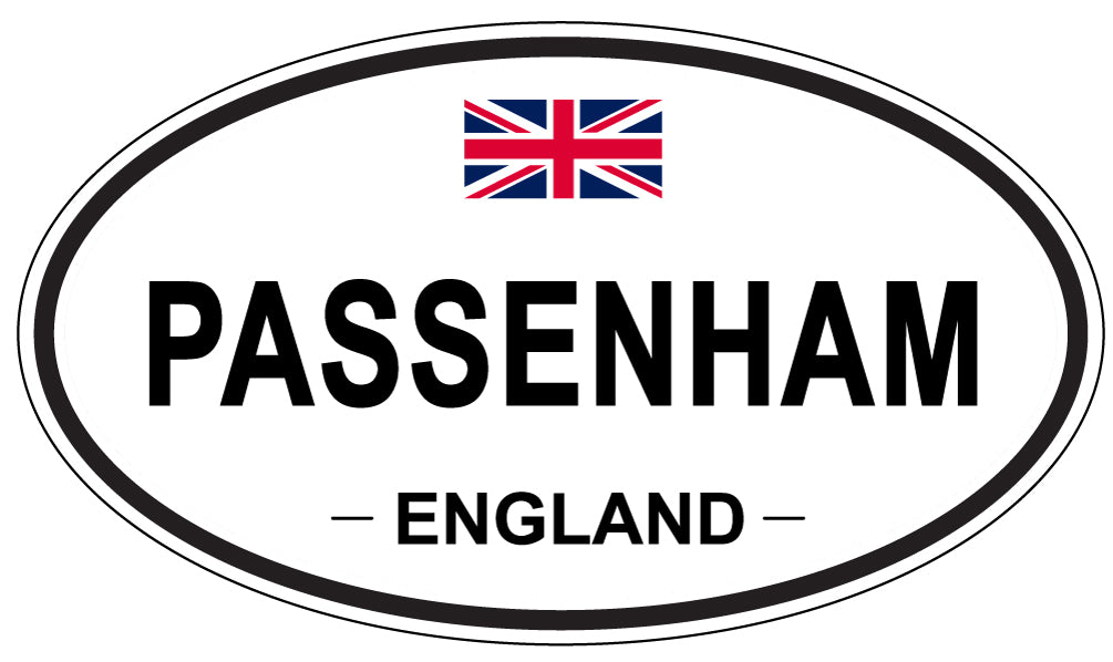 PASSENHAM, England - Oval Magnet
