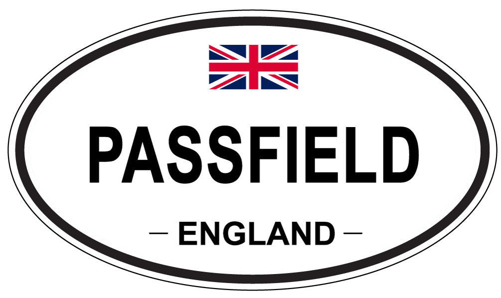 PASSFIELD, ENGLAND - Oval Sticker