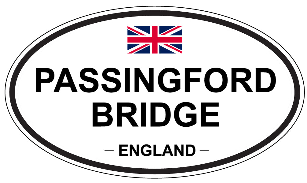 PASSINGFORD BRIDGE, England - Oval Magnet