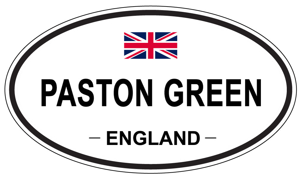 PASTON GREEN, England - Oval Magnet