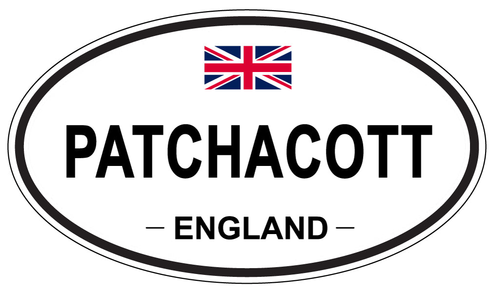 PATCHACOTT, England - Oval Magnet