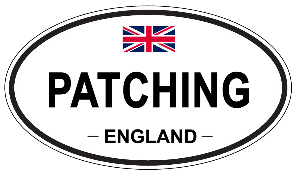 PATCHING, ENGLAND - Oval Sticker