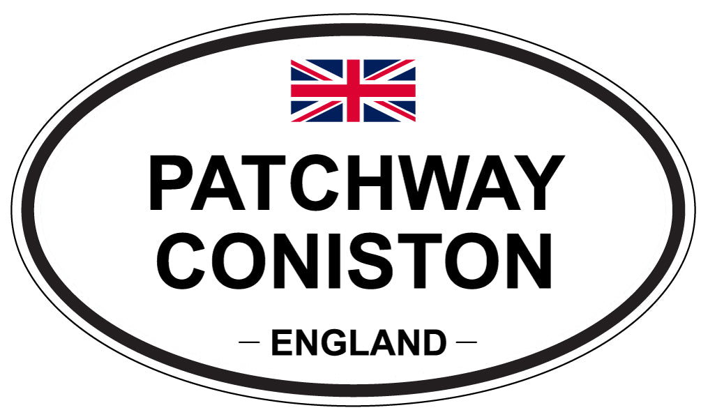 PATCHWAY CONISTON, England - Oval Magnet
