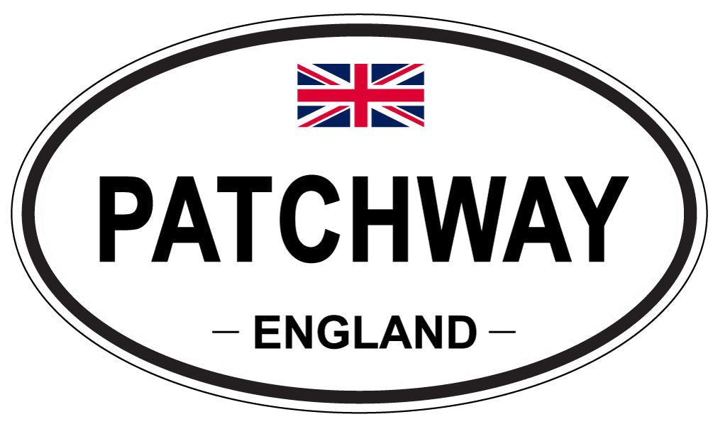 PATCHWAY, England - Oval Magnet