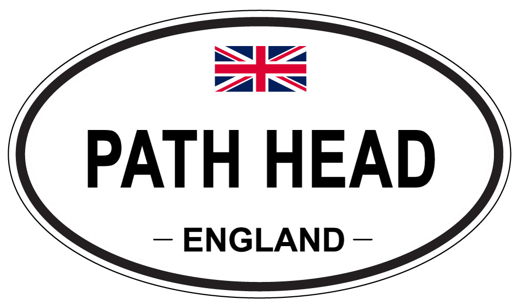 PATH HEAD, England - Oval Magnet