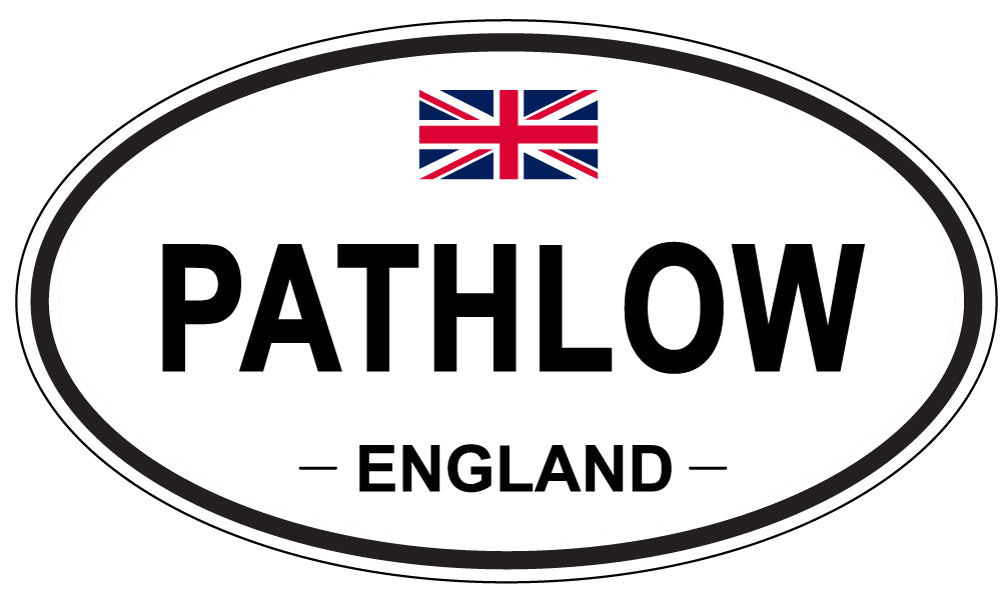 PATHLOW, England - Oval Magnet