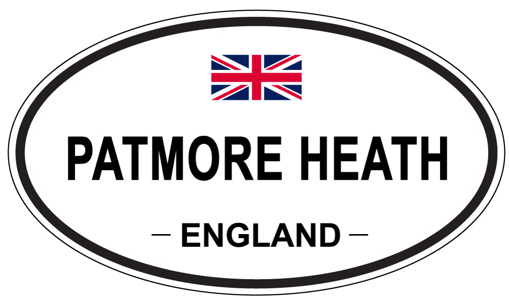 PATMORE HEATH, ENGLAND - Oval Sticker